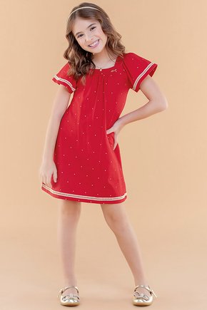 Vestido infantil feito em crochê com saia de babados Parte 3 