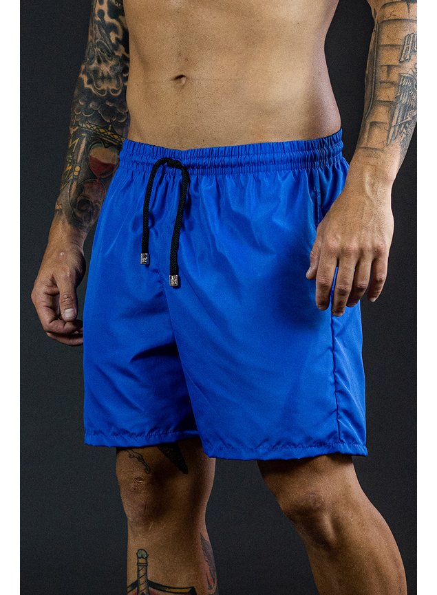 short praia tactel royal blue 1