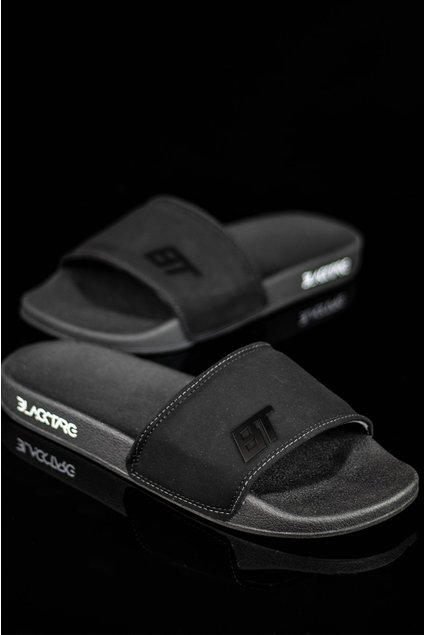 Laquilla Chinelo Slide Masculino Detalhe Estampa Majin Boo Preto 