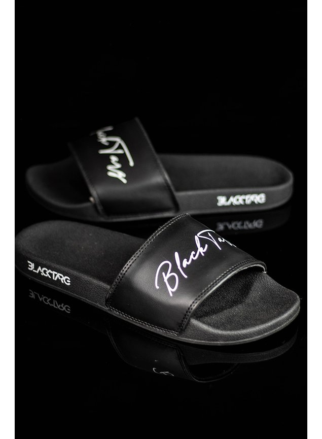 chinelo slide italic black targ 1