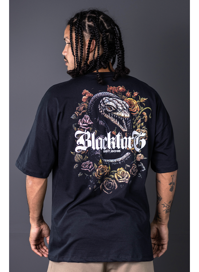 Camiseta Oversized Black Snake