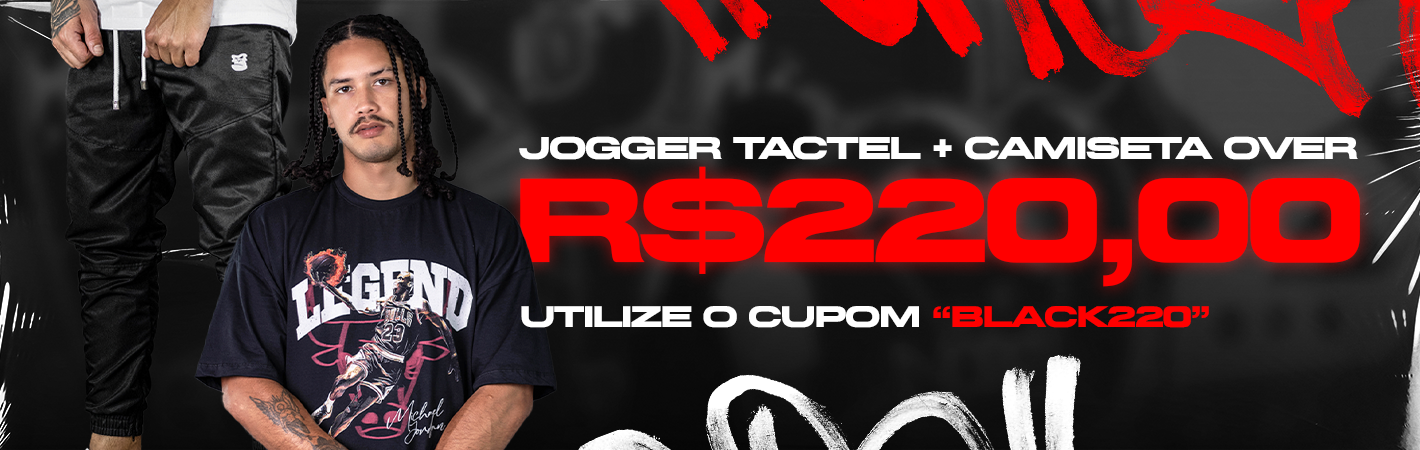 Banner Categoria - Calça jogger + Camiseta Ove 220
