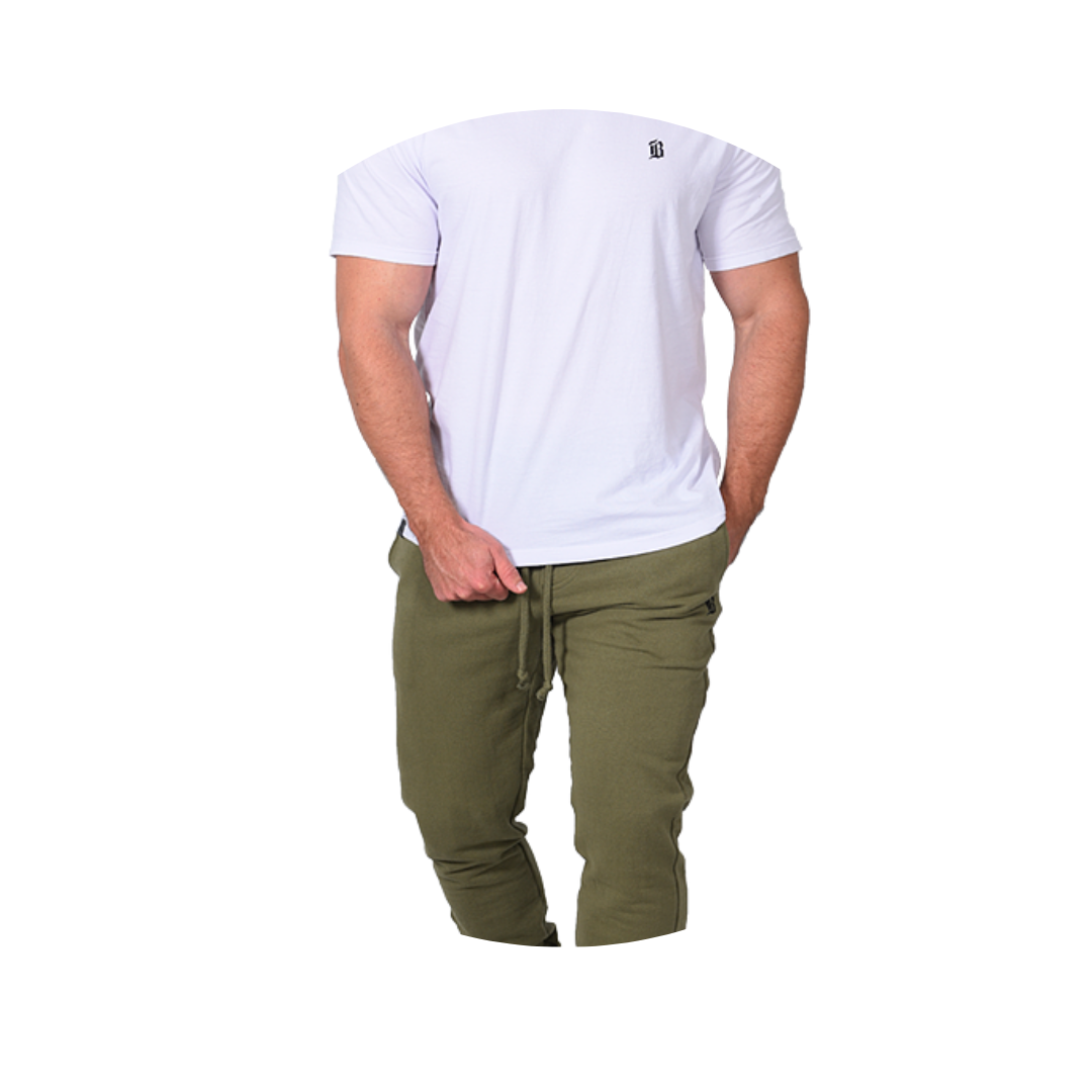 calca moletom jogger houston verde algodao frio inverno esportiva treino academia casual passeio happy hour moda masculina masculino lisa basica 3