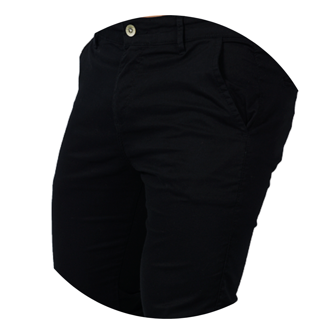 calca sarja preta casual basica slim bluhen masculina masculino moda ajustada alfaiataria