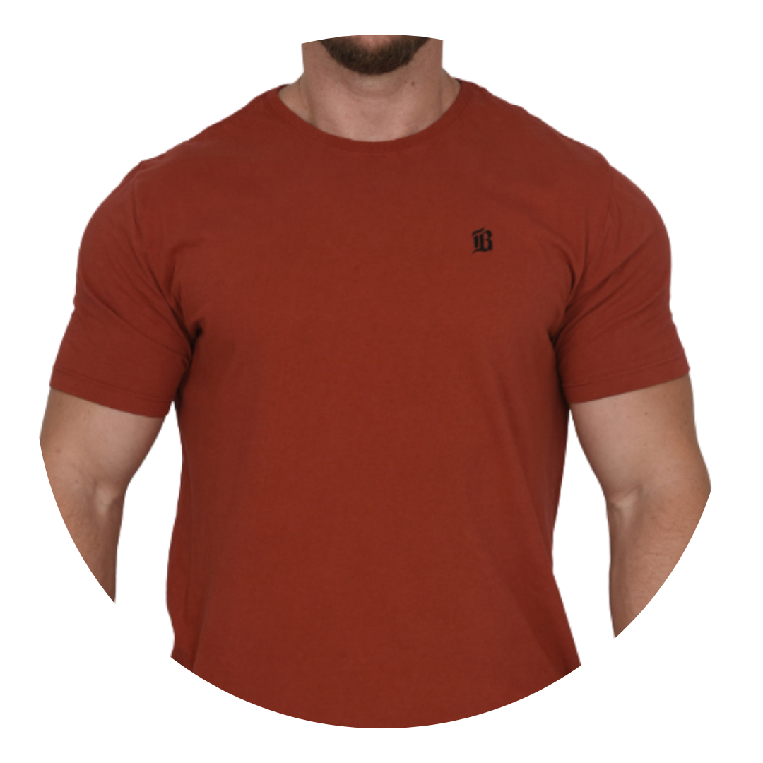 camiseta masculina bluhen vermelho narbona basica tradicional verao conforto algodao 3 4