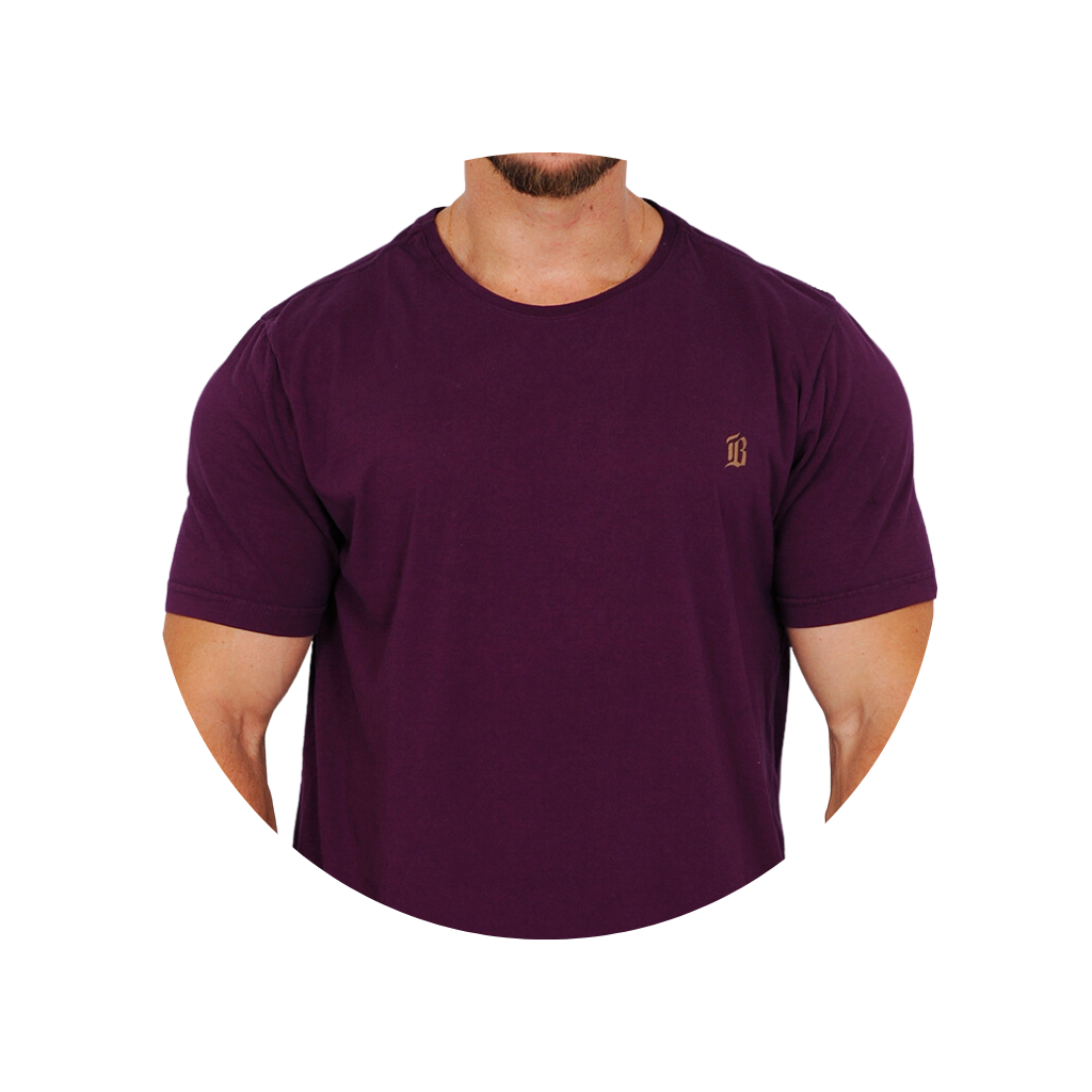camiseta masculina masculino bluhen napoles vinho roxo roxa