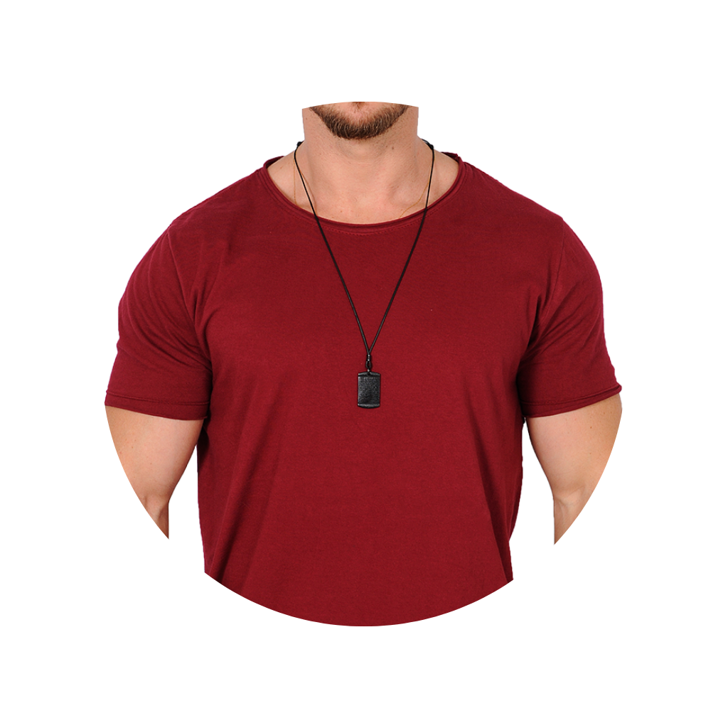 camisa camiseta cortealaser masculino masculina bluhen vermelho 2