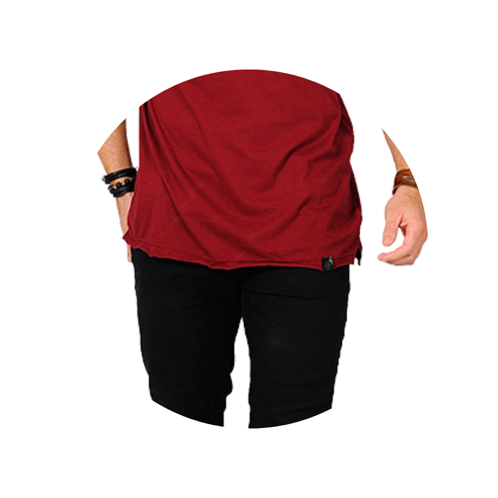 camisa camiseta cortealaser masculino masculina bluhen vermelho 3