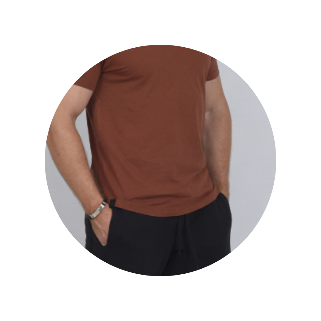 camiseta senegal marrom tradicional basica minimalista 100 algodao bluhen 3