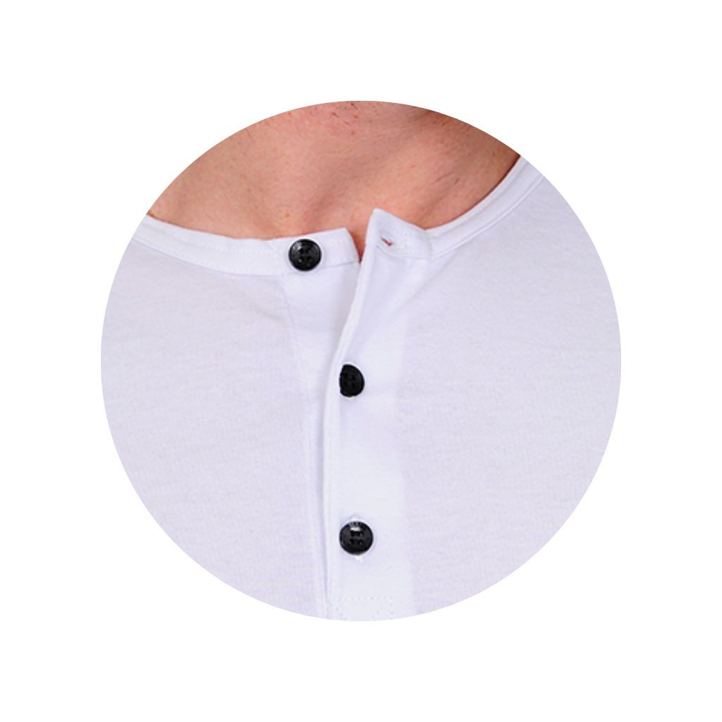 camiseta camisa henley genova branca branco masculino masculina bluhen 3