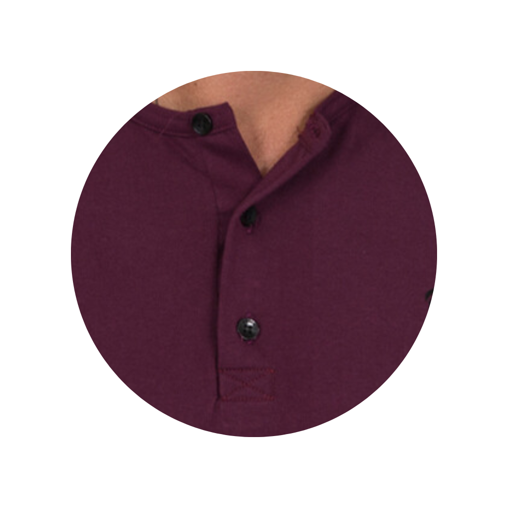 camiseta henley gola portuguesa vinho social trabalho 2 7 1