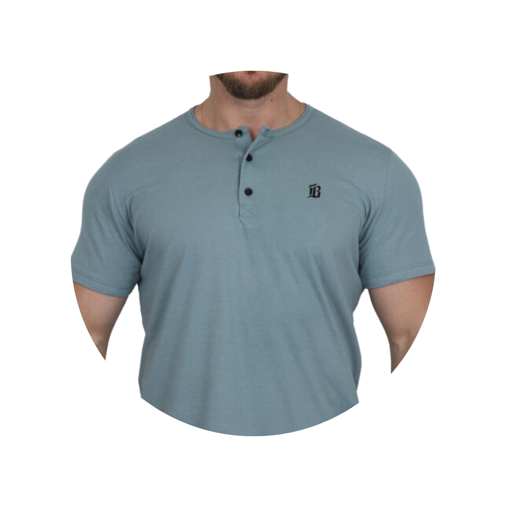 camiseta masculina henley bluhen gola portuguesa social verao azul casamento noronha