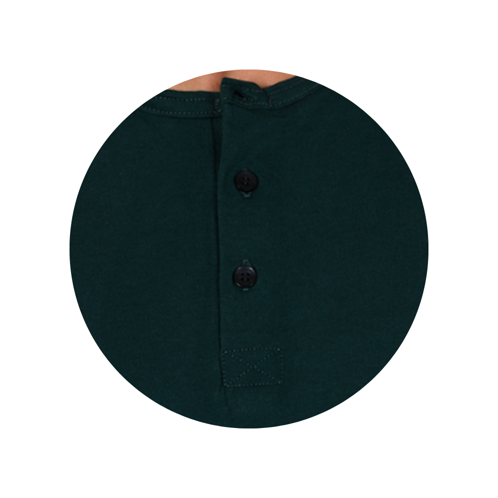 camiseta masculina manga longa henley gola portuguesa inverno casual estiloso formal verde esmeralda bluhen 4