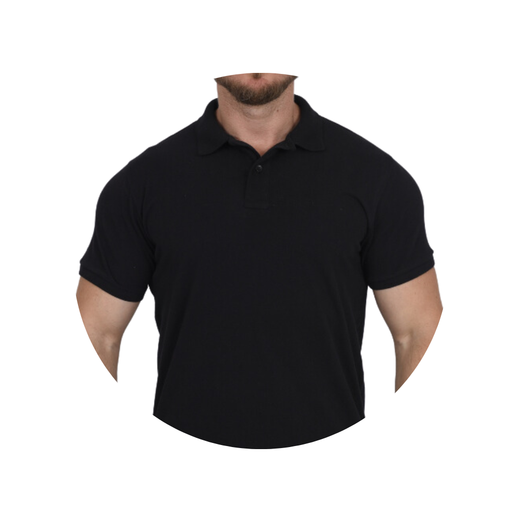 camisa camiseta gola polo preta masculina bluhen piquet trabalho social basica lisa 4 2