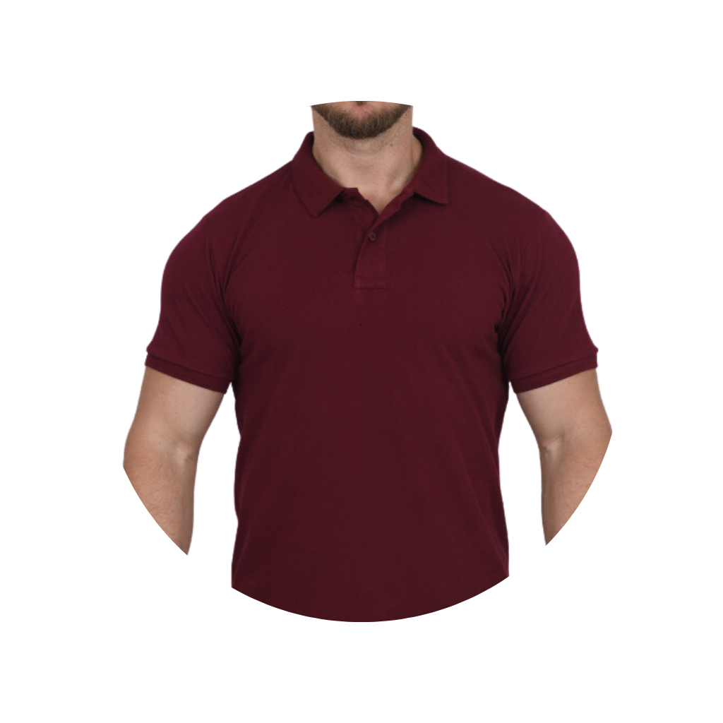 camisa camiseta gola polo bordo vermelha masculina bluhen piquet trabalho social basica lisa 3 2