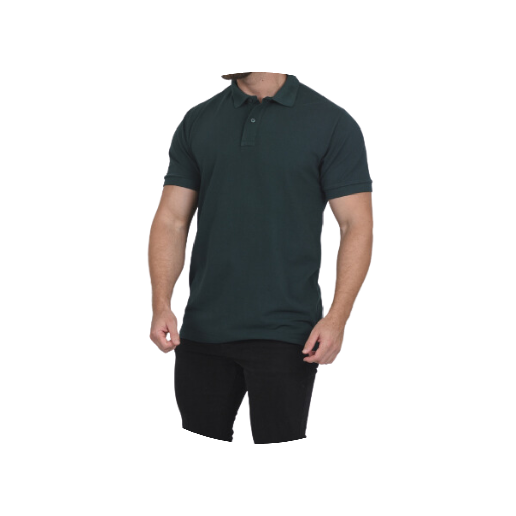 camisa camiseta gola polo verde esmeralda cor masculina bluhen piquet trabalho social basica lisa 3 3
