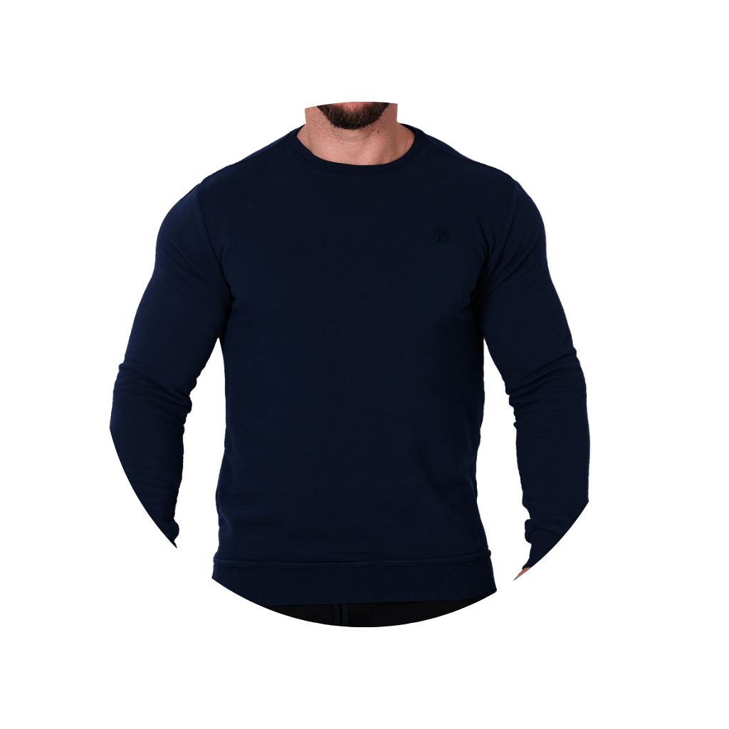 blusao masculino bluhen casaco algodao inverno frio basico casual elegante sueter azul marinho 1 4