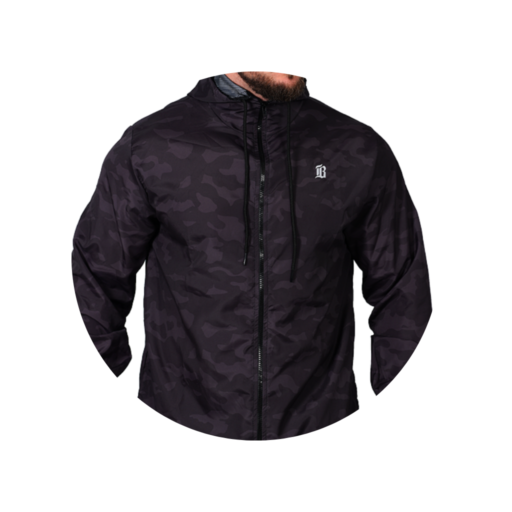 jaqueta corta vento masculino bluhen camuflado preto chumbo inverno outono esporte esportivo 3 2