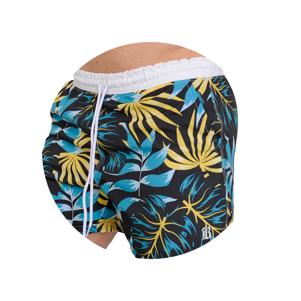 portland short tactel azul mascuino bluhen praia verao treino 7