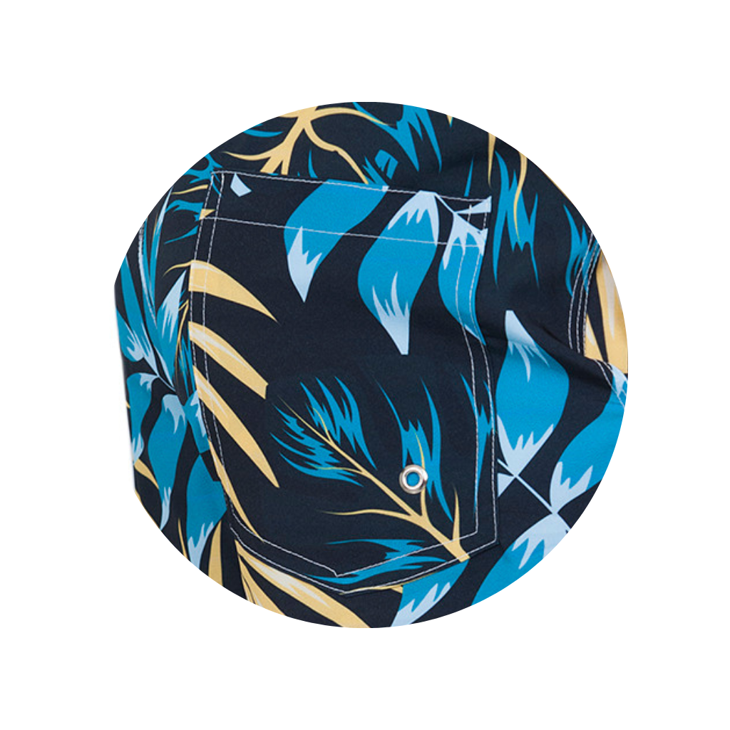 portland short tactel azul mascuino bluhen praia verao treino 8