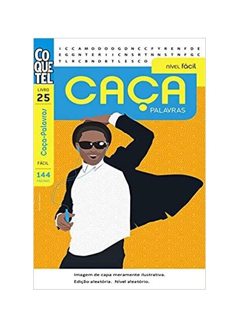 Livro 28 ) Coquetel Caça Palavras - Nível Fácil - Ed. Coquetel