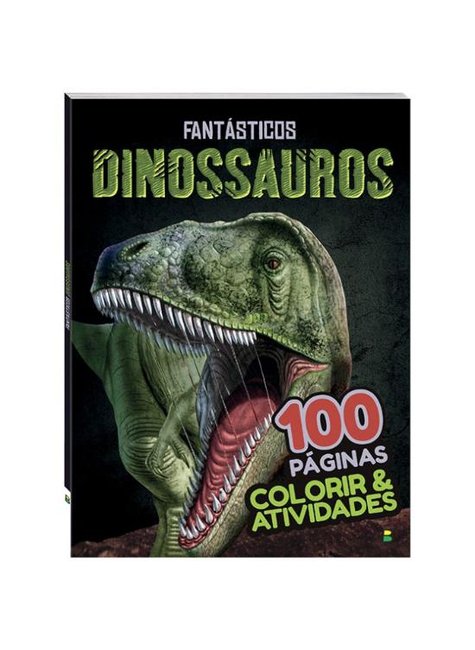 Livro - Dinossauros Livro 365 Atividades e Desenhos para Colorir