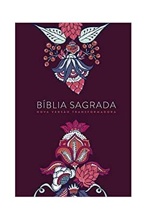 Biblia nvt lg st - indian flowers vinho - mundo cr