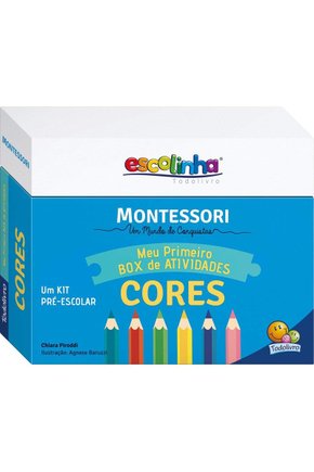 Montessori meu primeiro box de atividades-cores