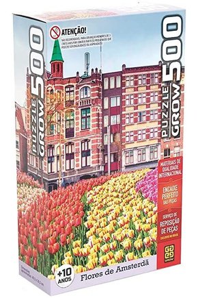 Puzzle 500pcs flores em amsterda - ref 3938