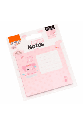Bloco adesivo smart notes frame rosa - ba0906