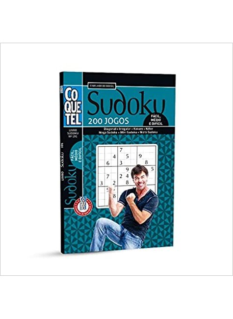 Livro Jogo Sudoku Importado Nível Fácil Médio e Difícil em Promoção na  Americanas