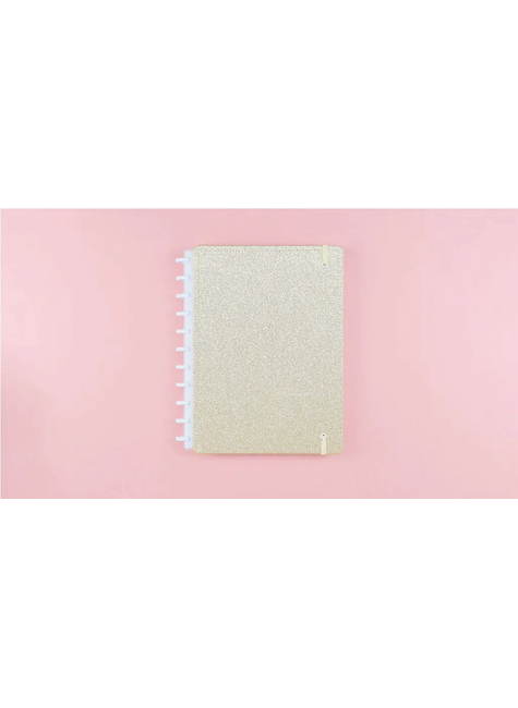 Caderno Let s Glitter Gold Caderno