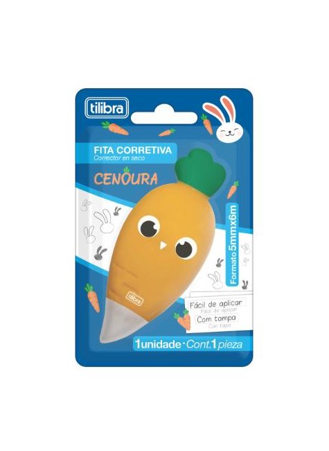 fita corretiva tilibra cenoura