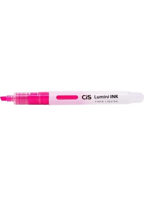 caneta marca texto cis lumini ink liqudo rosa 1