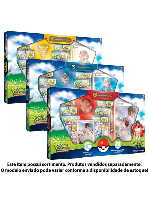 Pokémon GO - Box Equipes - Valor, Sabedoria e Instinto