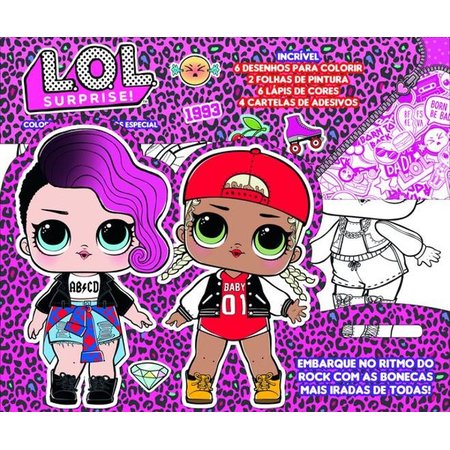Livro - LOL Surprise - Prancheta para colorir: As glitterati esperam por  você para brilhar! na Americanas Empresas