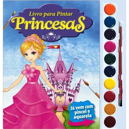 Livrinho para pintar princesas disney