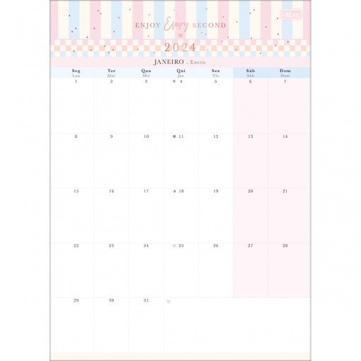 Calendario planner soho 2024 ref 347884