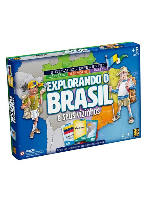 JOGO EXPLORANDO O BRASIL   REF 1658