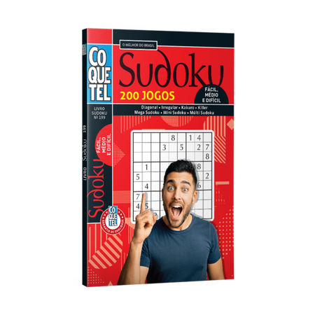 Nº 87 Jogo Sudoku - Fácil, Médio, Difícil- Sebo Sol Nascente