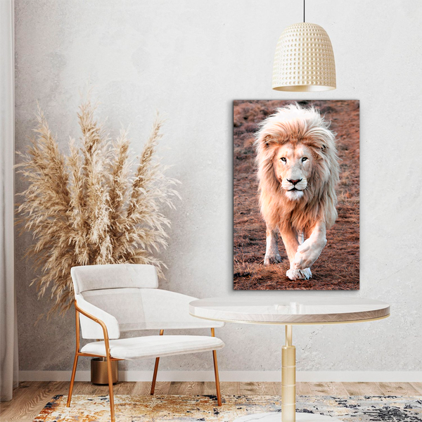 Quadros Decorativo Leão e Tigre 3D Kit com 2 Quadros