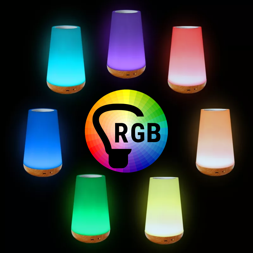 Lumin Ria De Mesa Bravalumi Led Magic Colors Rgb Touch Usb