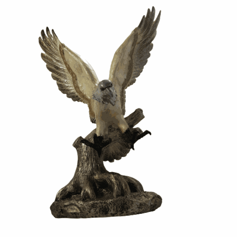 O estilo da águia simplificou e estilizou a arte dos bustos ilustrados