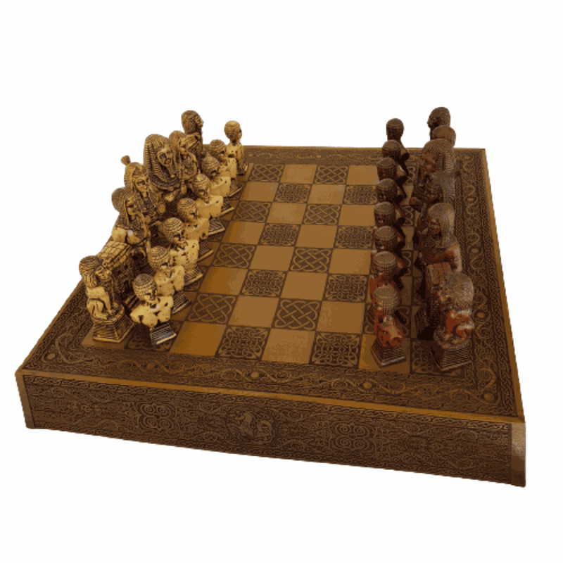 Estrela luta série internacional modelo de xadrez blocos de