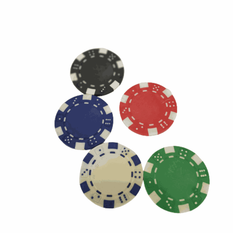 Caixa De Presentes De Linha Fixa Chip De Casino Com Cartão De