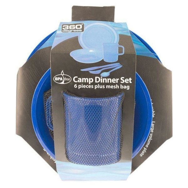 Kit Cozinha Camp Dinner Set 6 Peças 360 Degrees Nautika