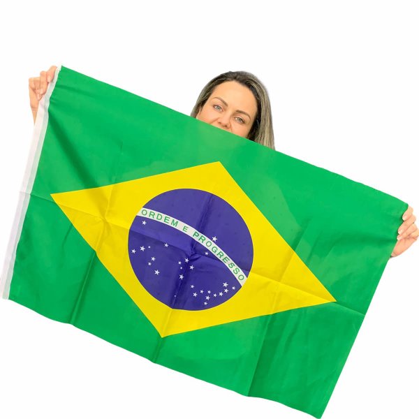 Bandeira Do Brasil Oficial 150x90 Cm Poliéster Oxford