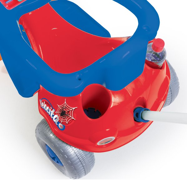 Triciclo Infantil Com Empurrador Velocita Classic Azul - Bom Preço Magazine