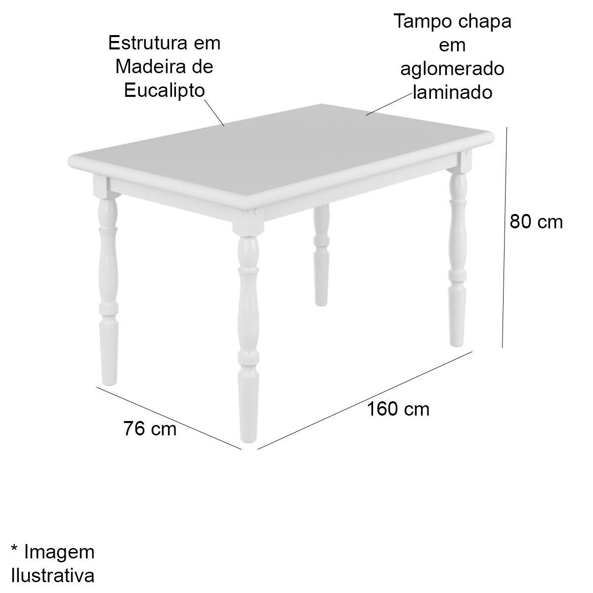 mesa retangular 102 madeira macica branca piratini3