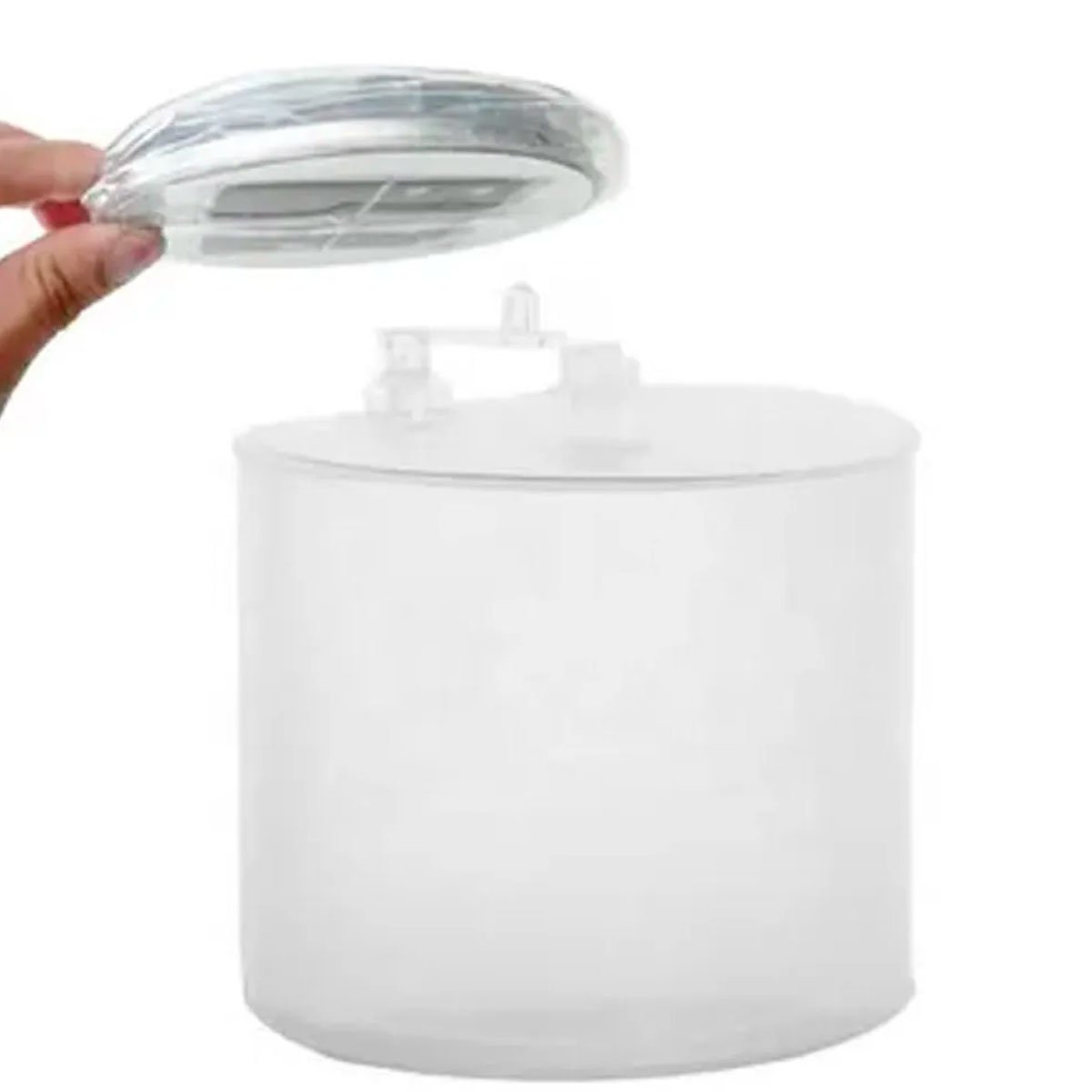 02 luminaria solar dobravel portatil flutuante led branco